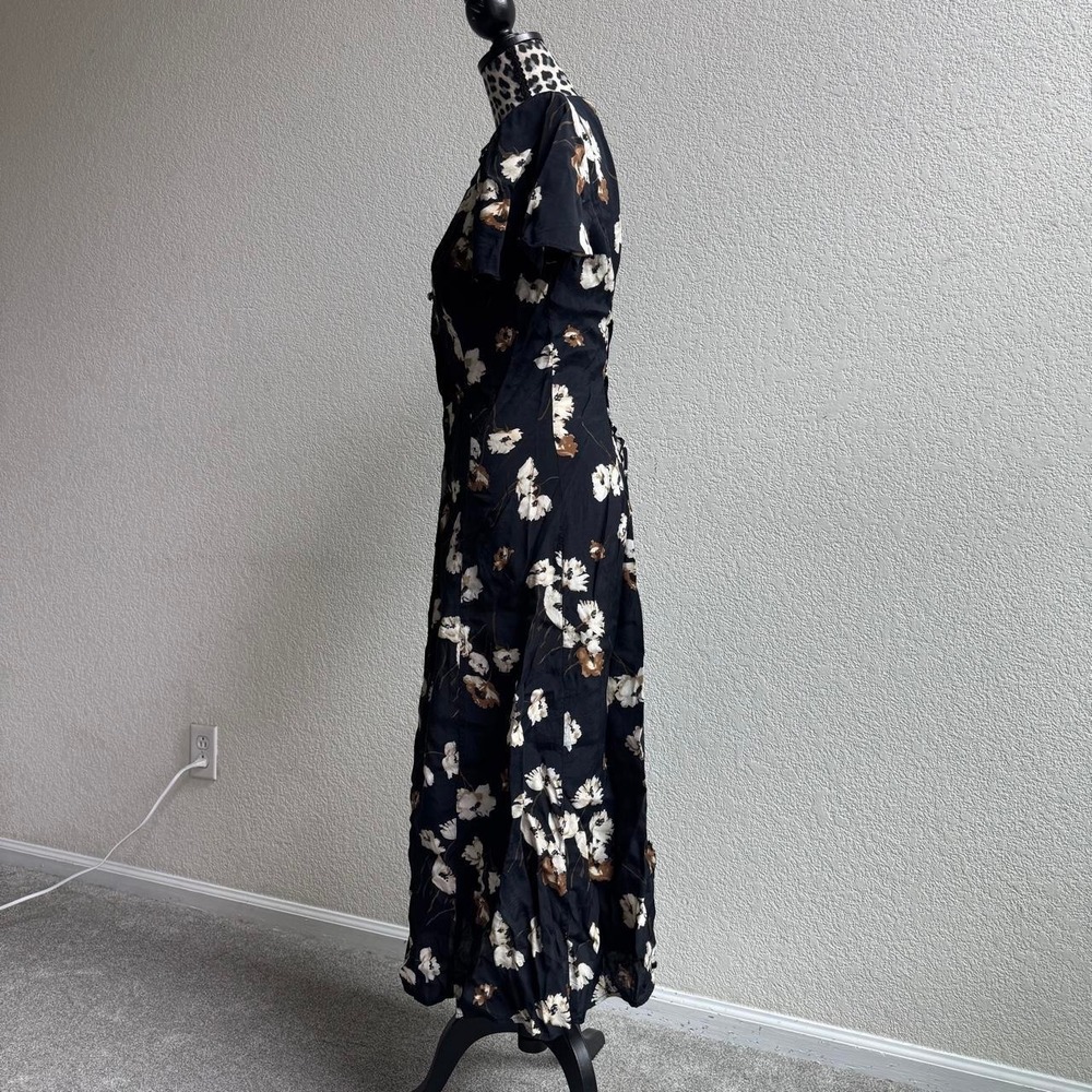 Caroline Wells Collection Rayon Floral Maxi Dress - Picture 7 of 8